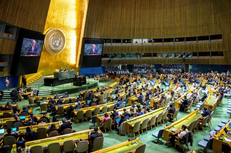 The United States and Iran face off at the United Nations after Tehran took responsibility for not distributing nuclear weapons