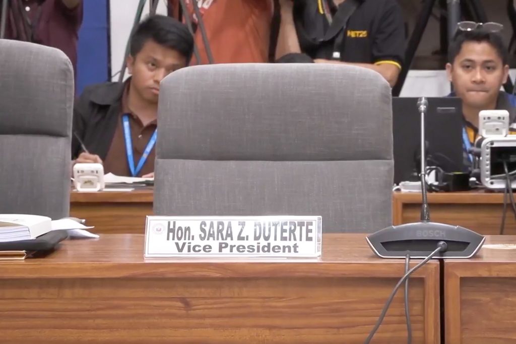 Congress justice committee hearing on the impeachment of VP Sara Duterte