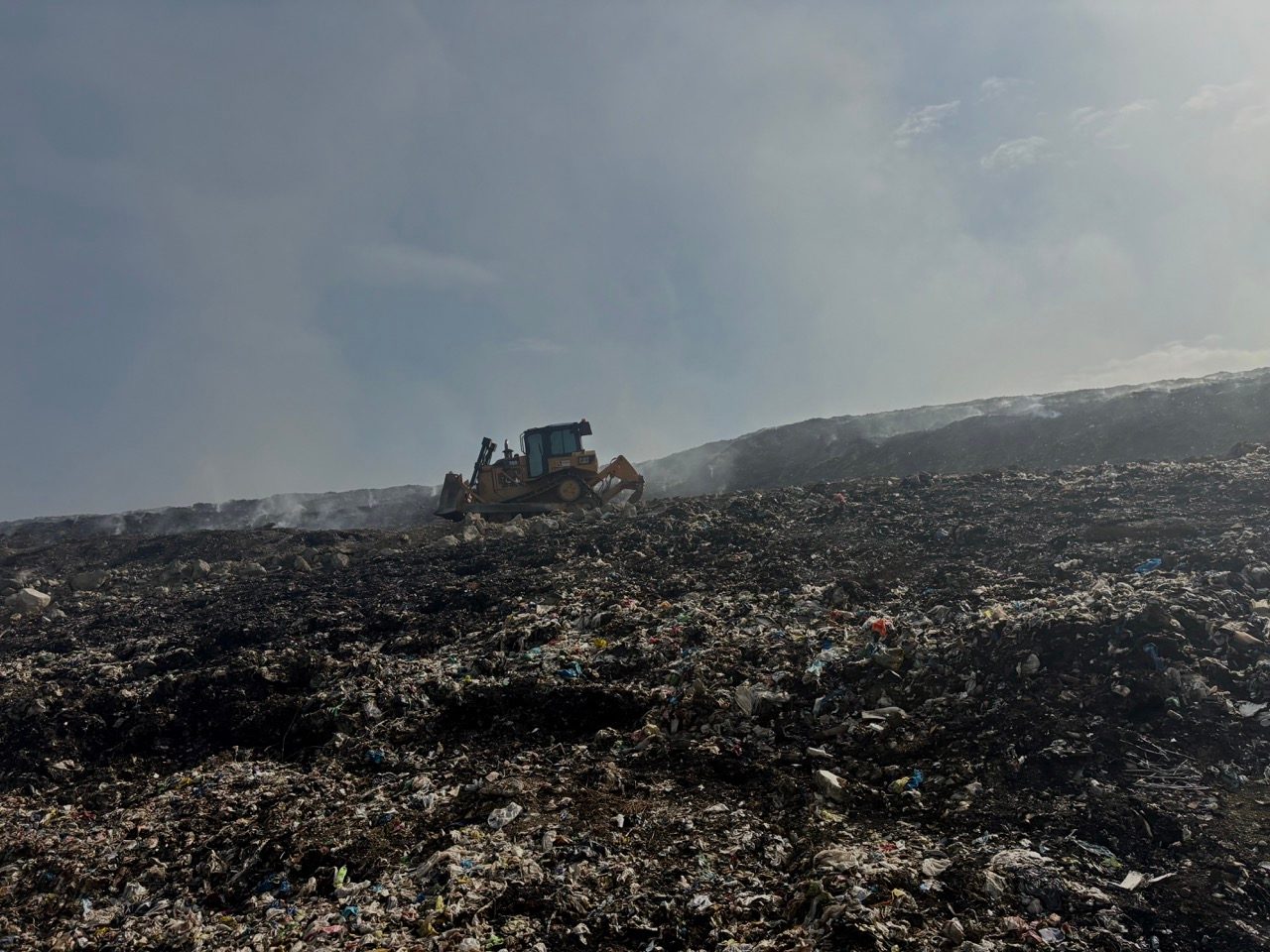 Garbage, Landfill, Bulldozer