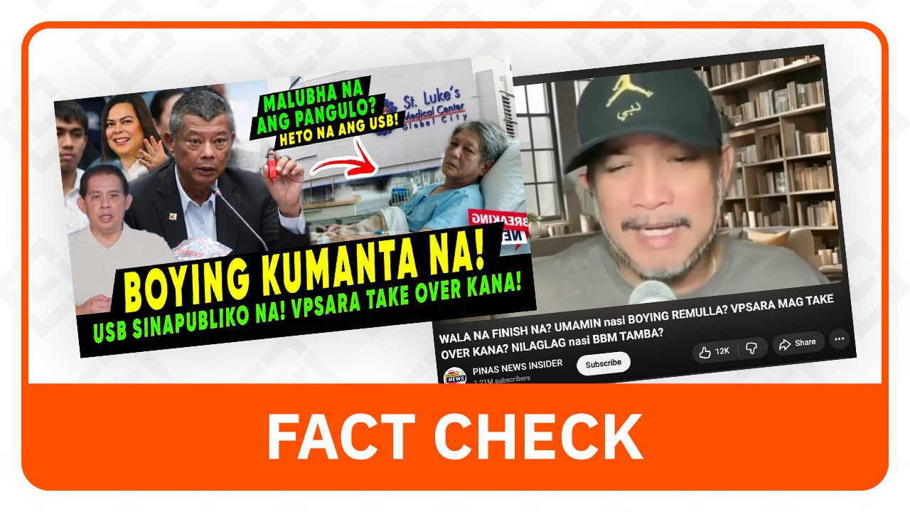 FACT CHECK: Ombudsman Remulla did not reveal evidence of Marcos’ ill health