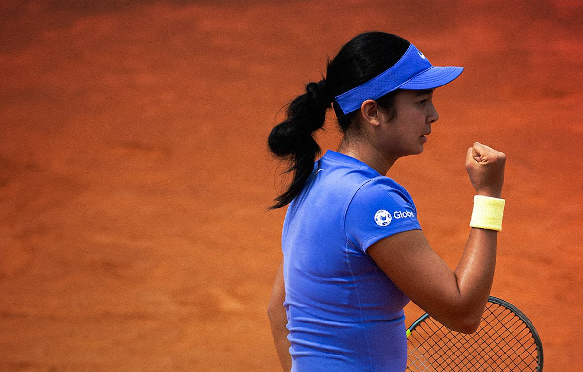 Alex Eala triumphant in Italian Open return
