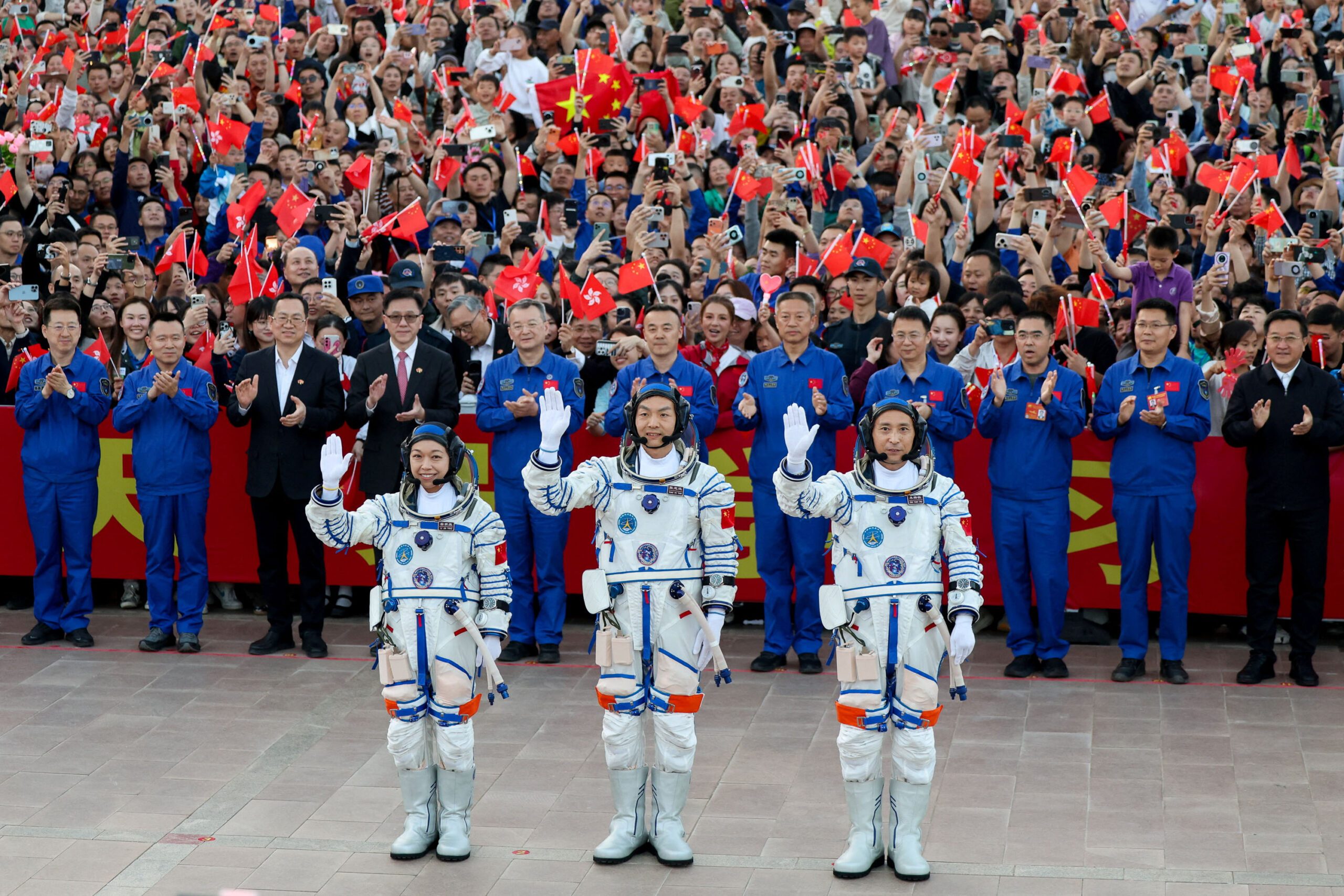 China launches Shenzhou-23 spaceflight mission to Tiangong&nbsp;space&nbsp;station, from Jiuquan&nbsp;Satellite&nbsp;Launch&nbsp;Center