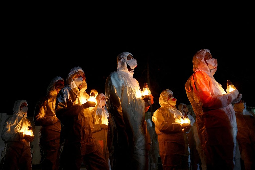 Commemorative service to mark 40th anniversary of Chornobyl nuclear disaster, in Slavutych