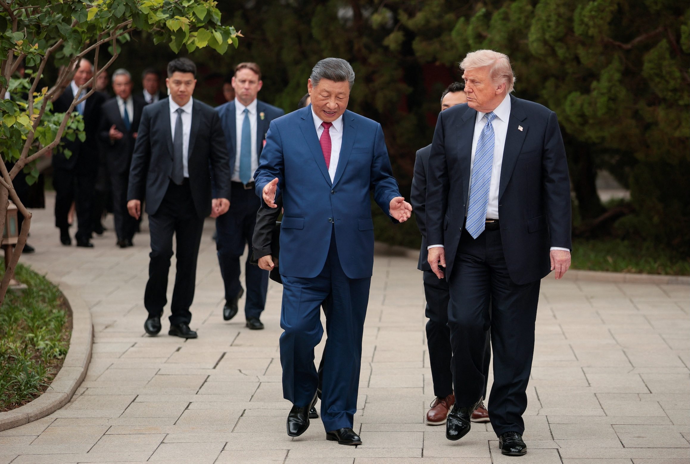 Trump leaves Beijing with few wins but warm words for Xi