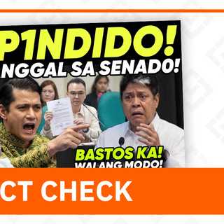 FACT CHECK: Pangilinan not suspended from Senate after clash with Padilla