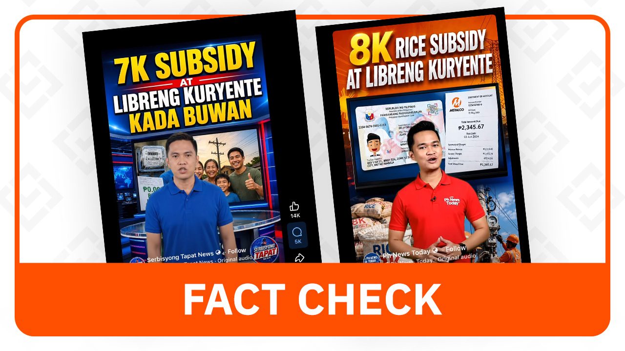 FACT CHECK: No free electricity, subsidies for national ID, vaccine card holders