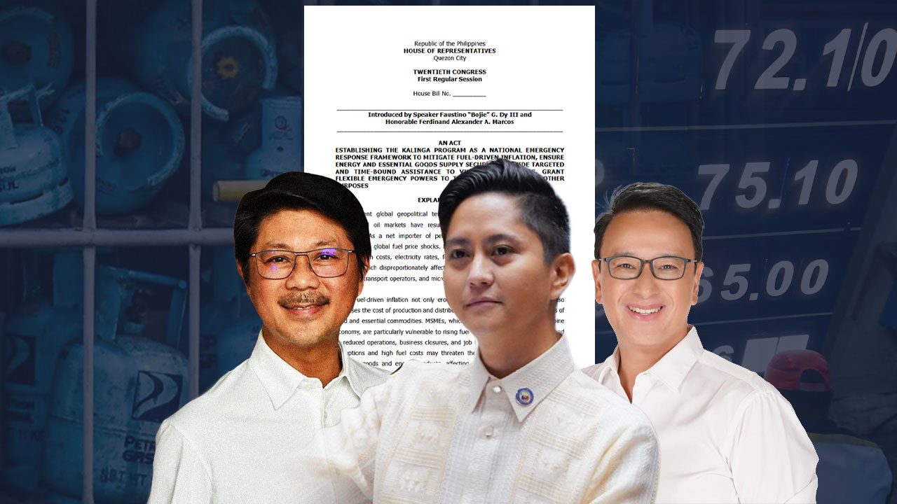Congressmen Dy, Marcos have Kalinga bill for the oil crisis. Will it work?