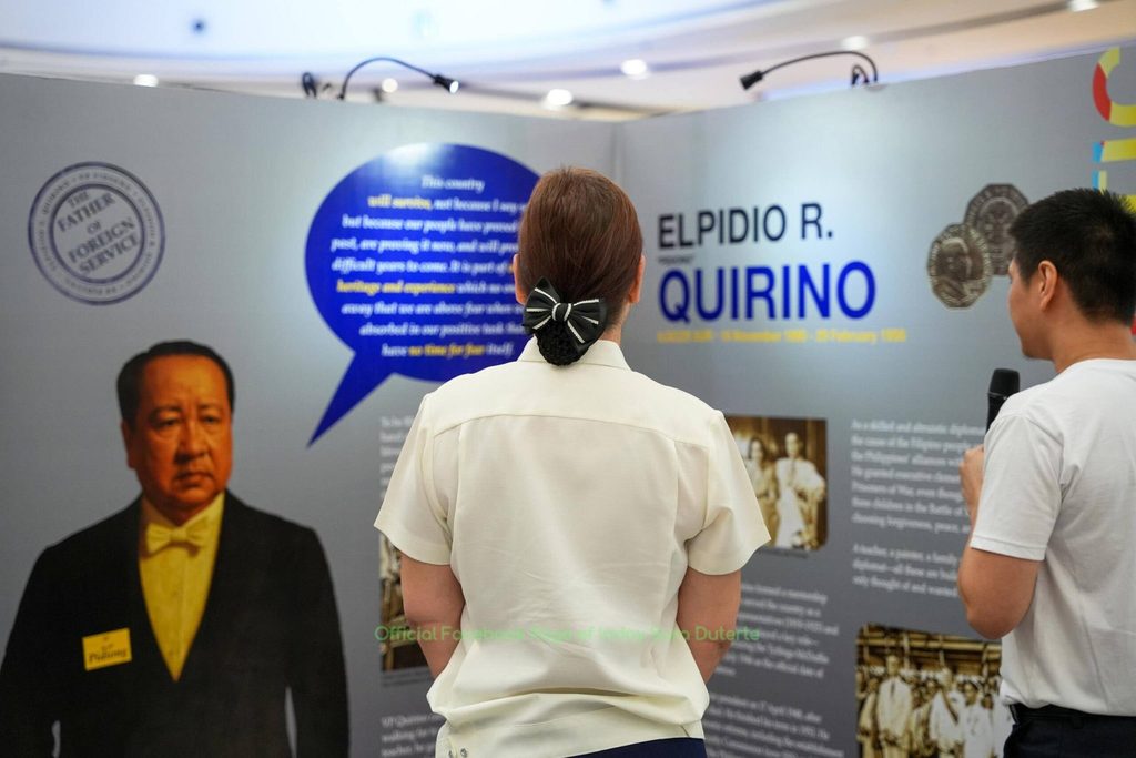 Sara Duterte attends pop-up exhibit while impeachment is ongoing