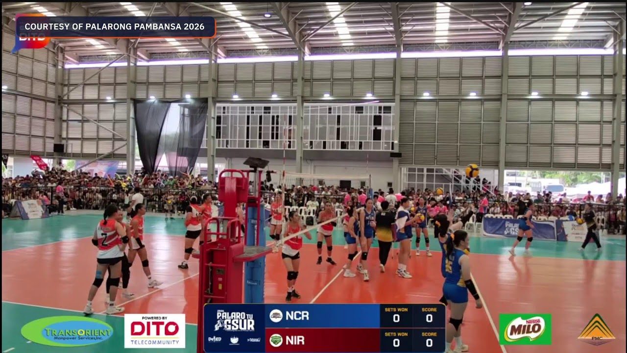 LIVESTREAM: 2026 Palaro secondary girls’ volleyball final – NCR vs Negros Island Region