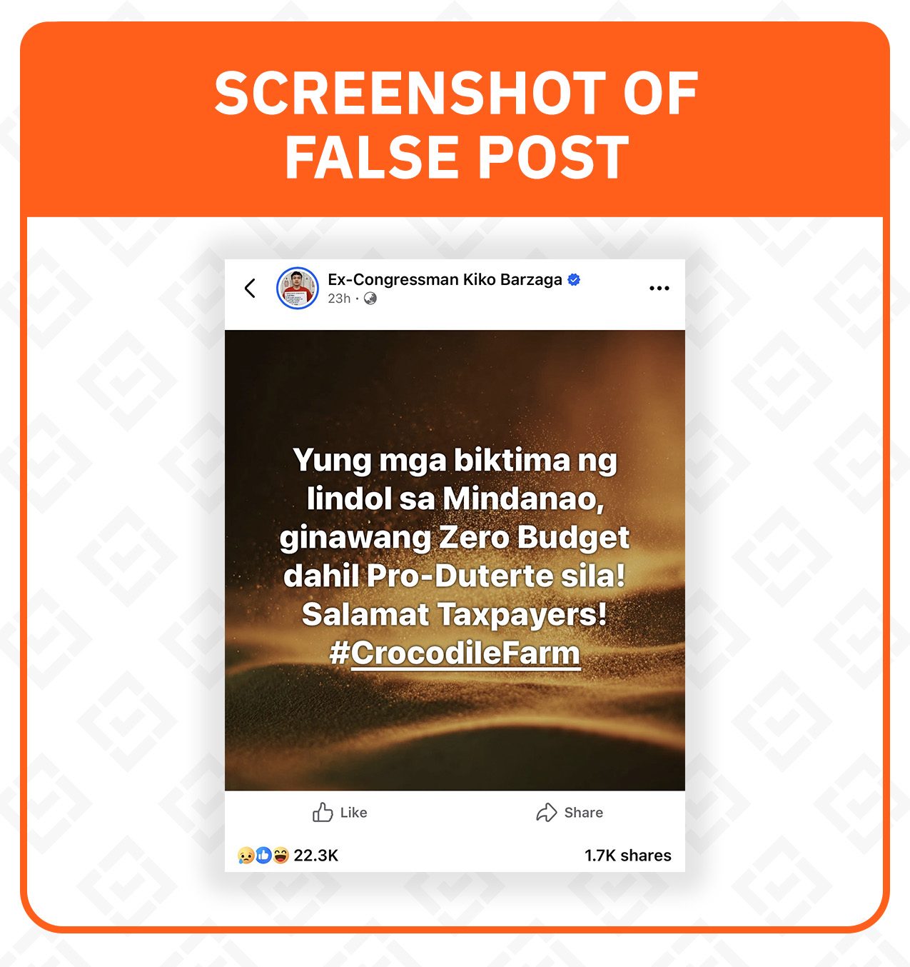FACT CHECK: Claim of ‘zero budget’ for Mindanao quake victims is false