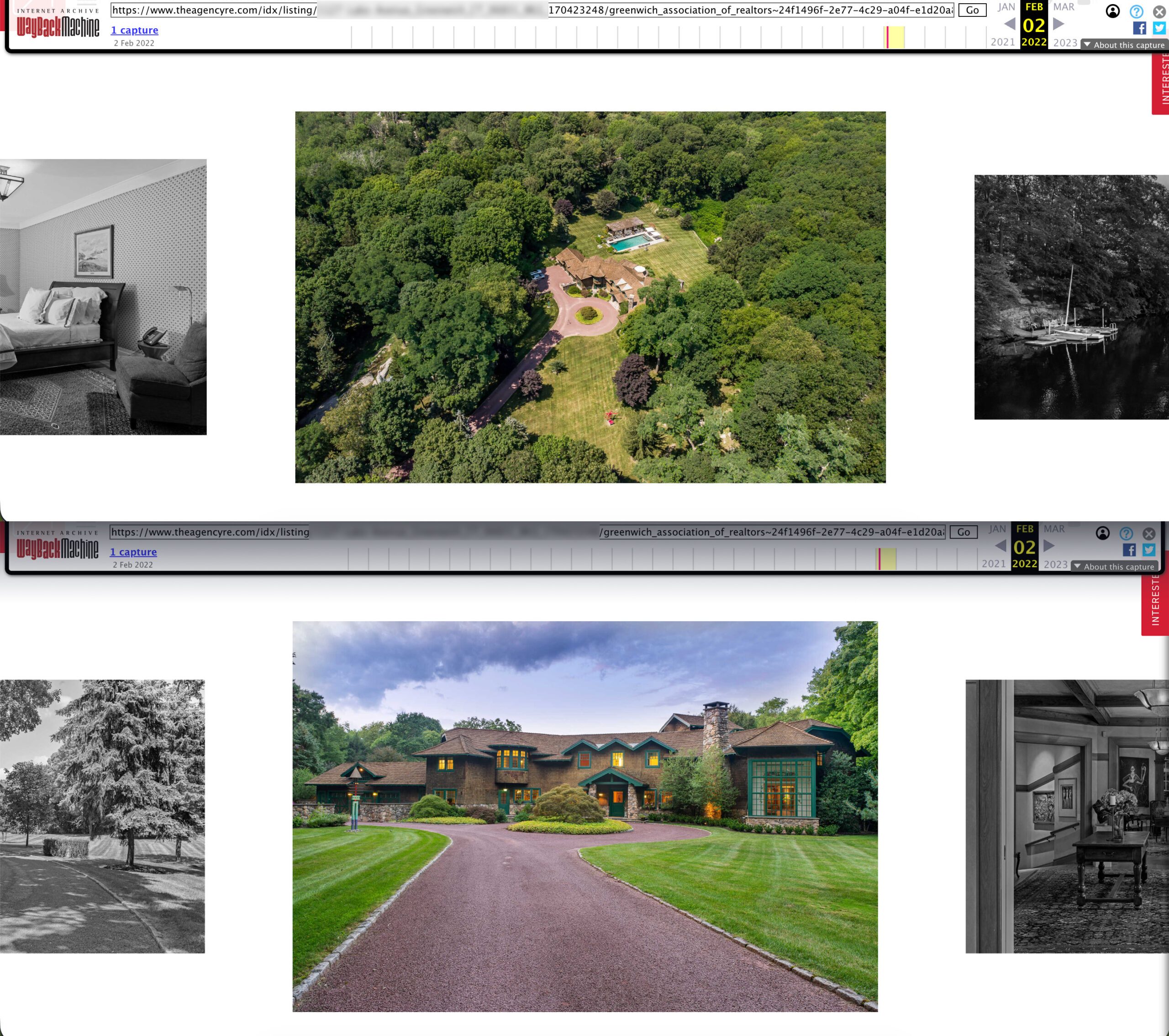 Wayback Machine property photos