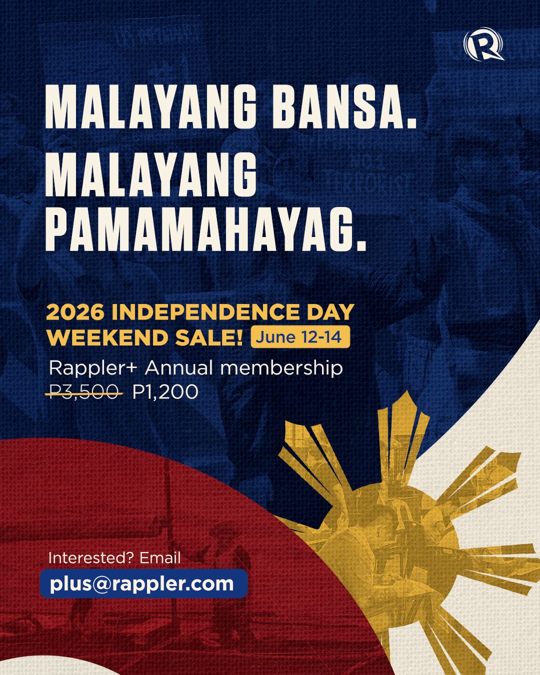 Freedom needs facts: Join the Rappler community ke