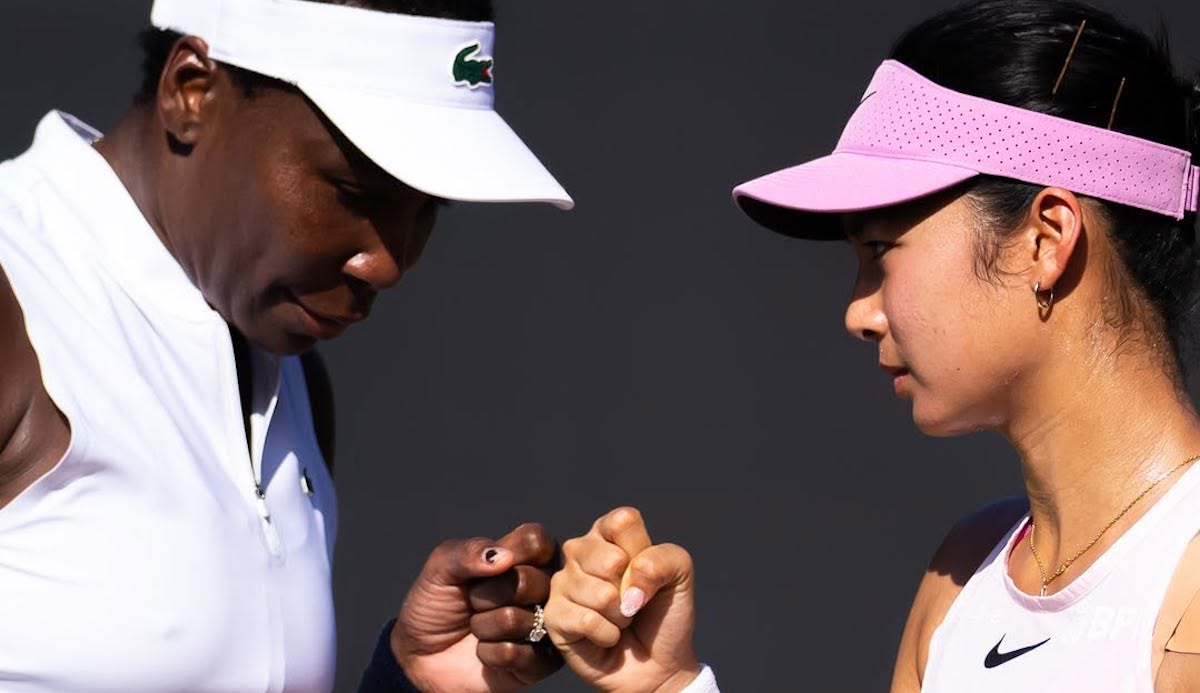 Alex Eala, legend Venus Williams ace first test as doubles partners