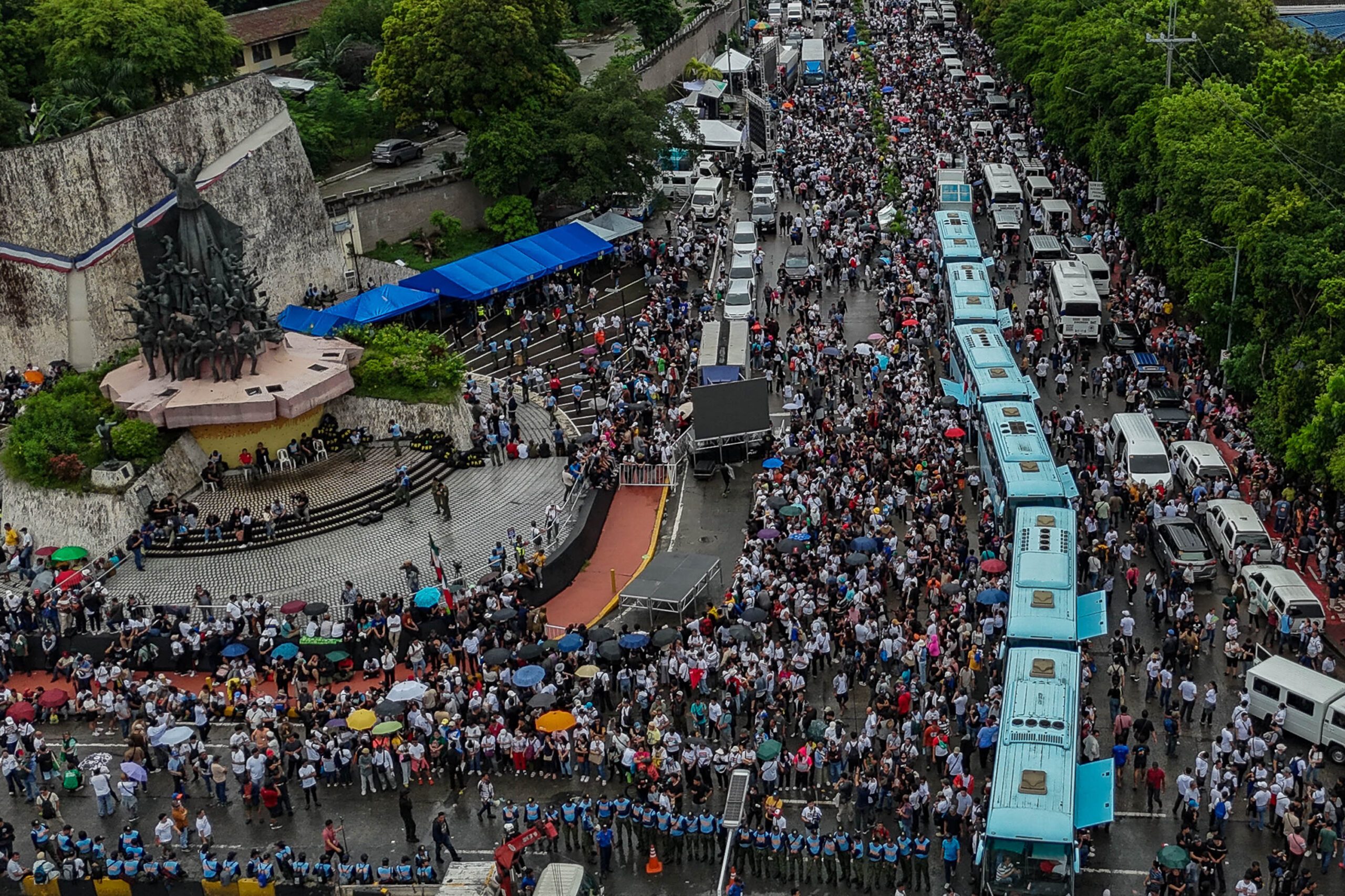 INC protest in support of Marcoleta at EDSA and White Plains