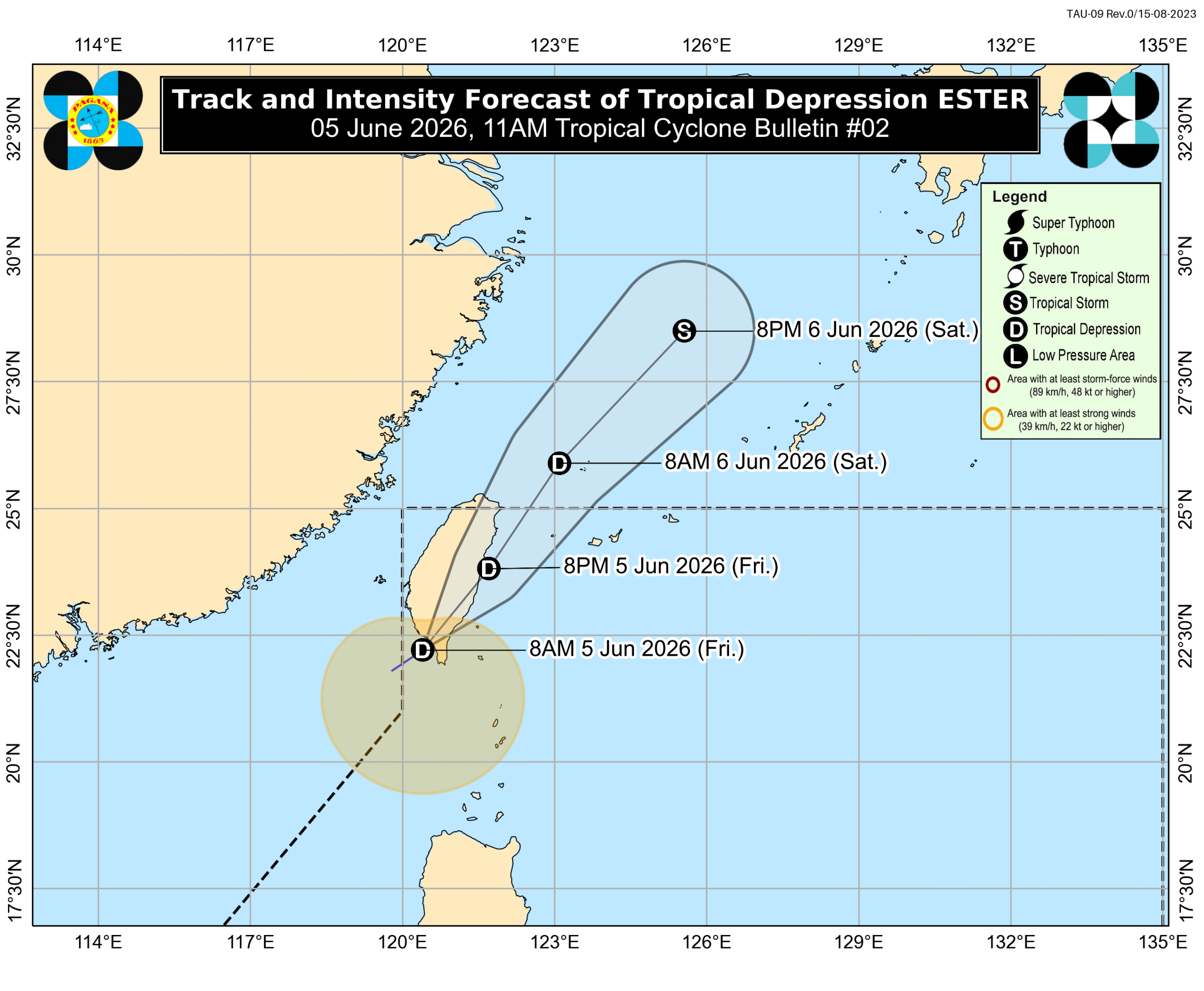 Tropical Depression Ester enters PAR, affects Batanes