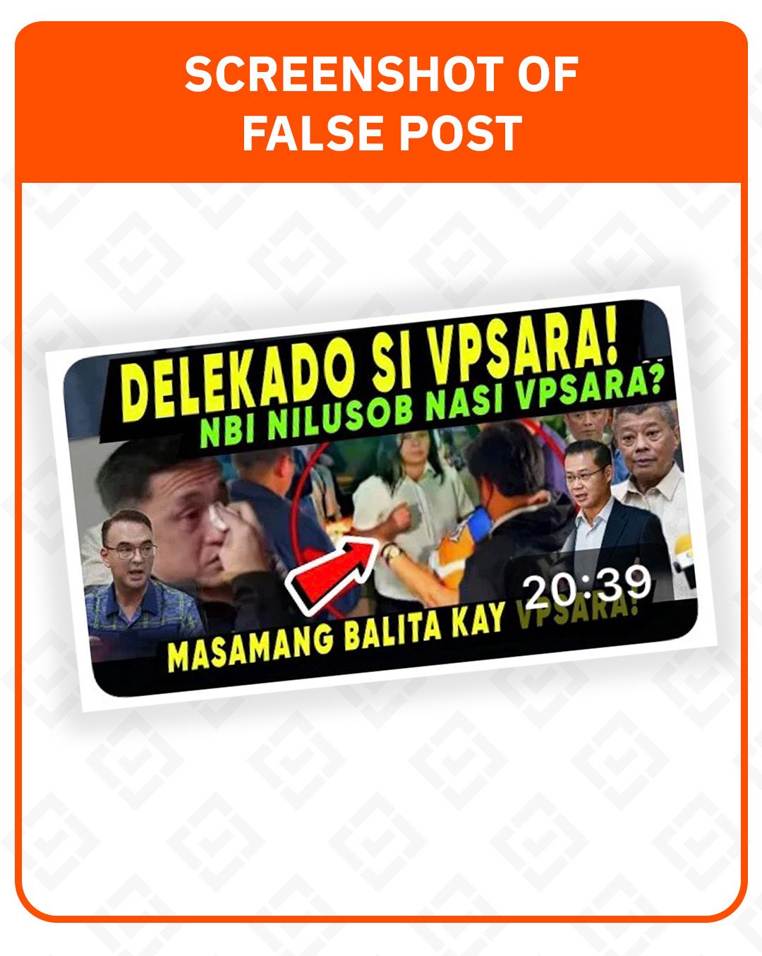 FACT CHECK: No, the NBI did not launch an ‘attack’ on VP Sara
