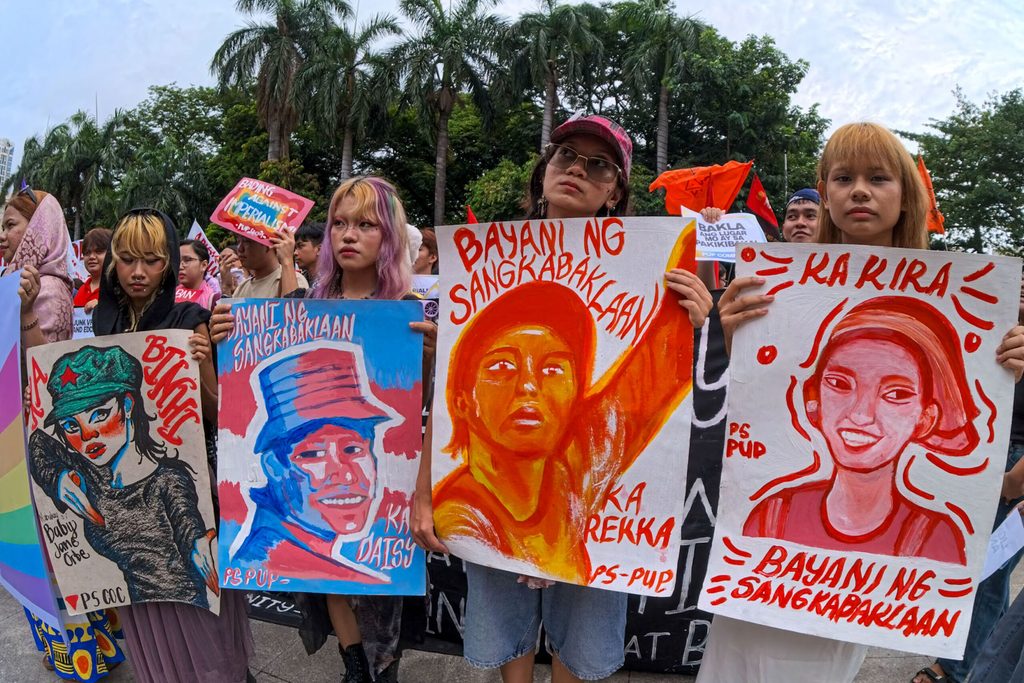 Pride march protest in Manila