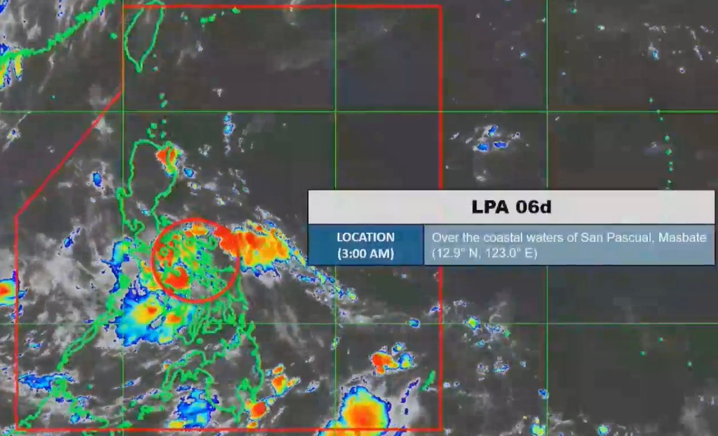 LPA brings rain to Visayas, Southern Luzon as it nears landmass