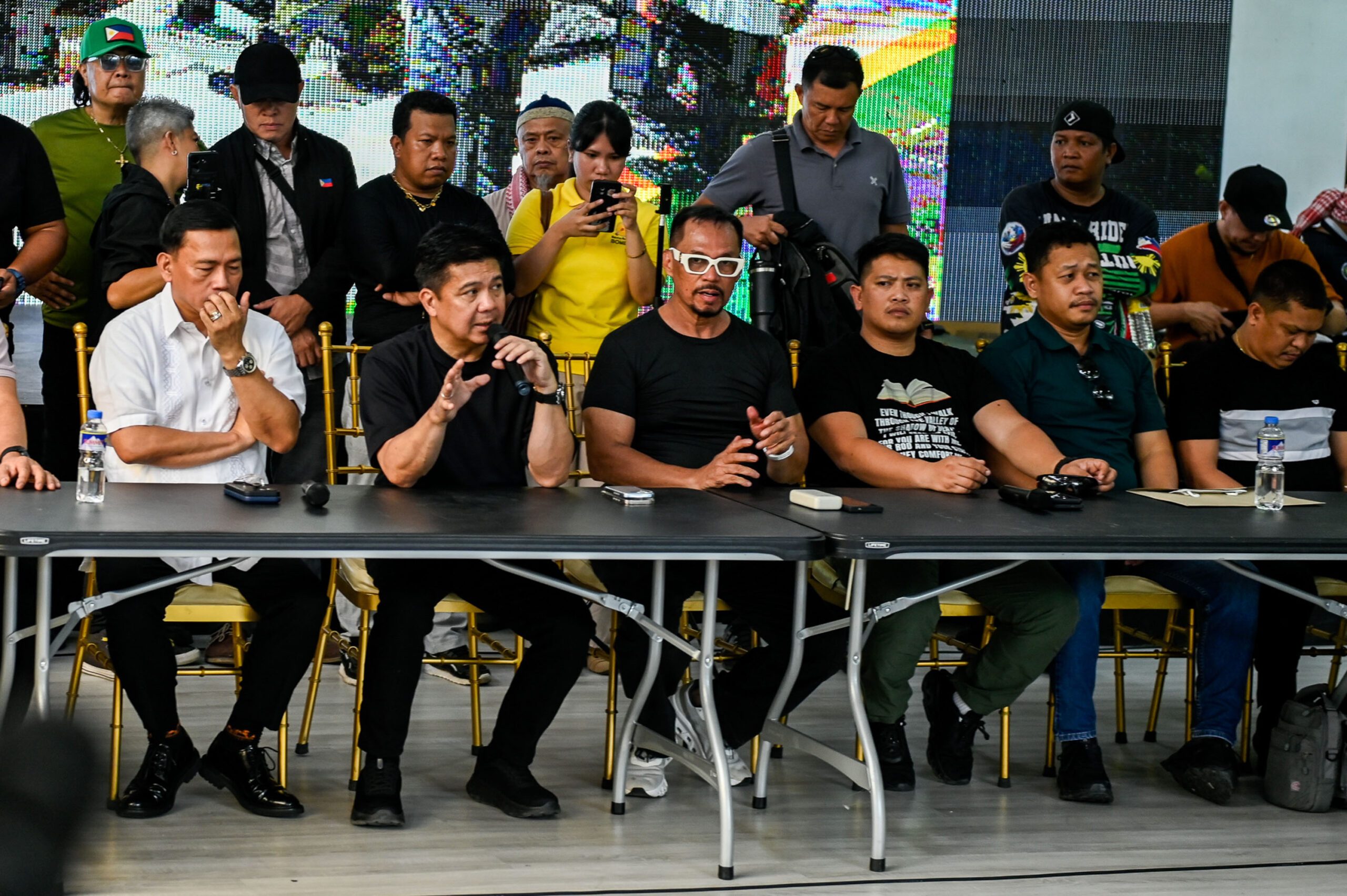 Hearing turned press briefing: Co’s alleged ex-security aides rehash corruption claims