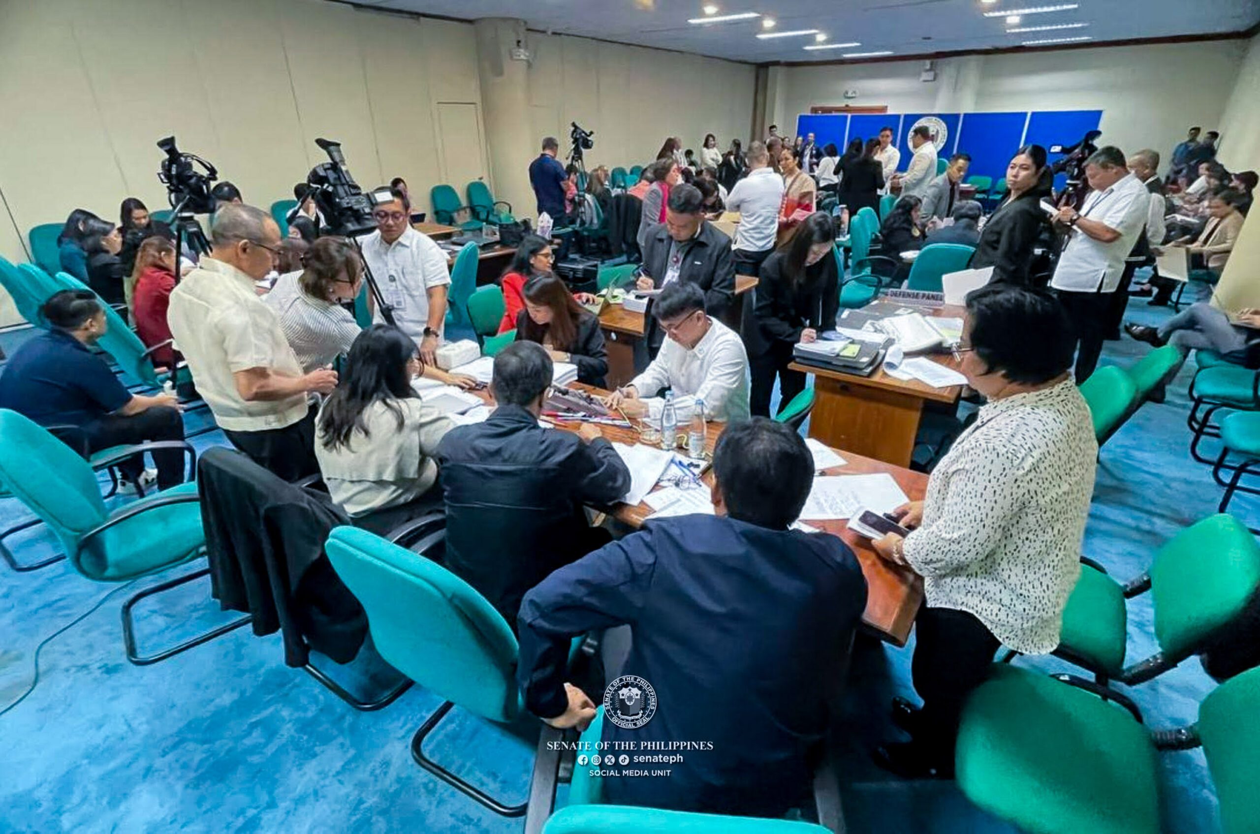 Impeachment pre-trial conference at the Senate