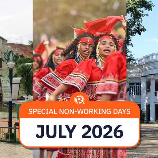 LIST: July 2026 special non-working days in PH provinces, cities, towns