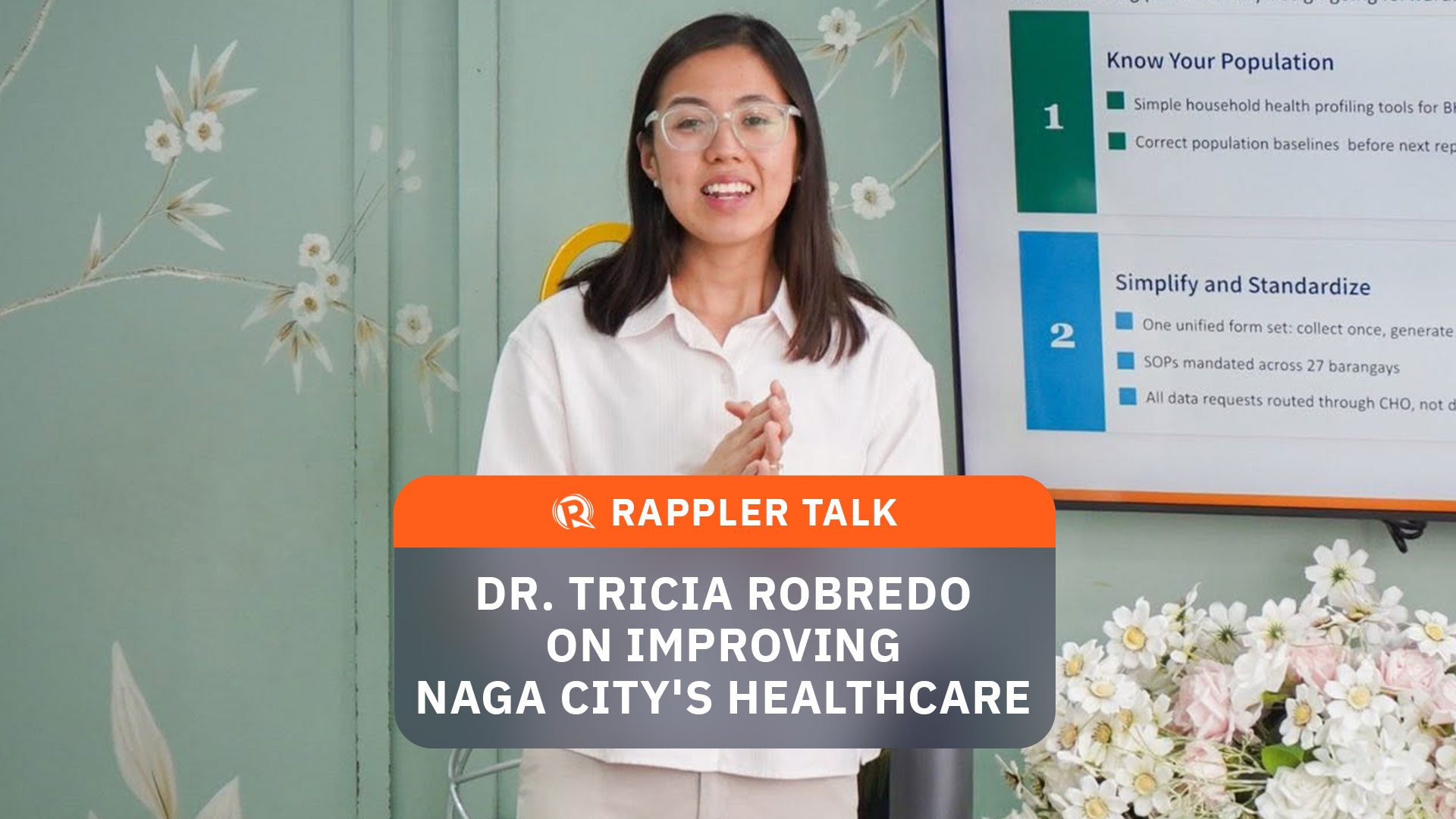 Rappler Talk: Dr. Tricia Robredo on improving Naga
