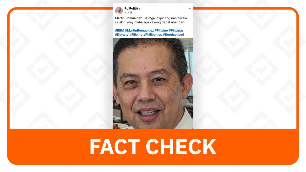AI-Generated Video Falsely Shows Romualdez Denying Budget Approval and Challenging Senate