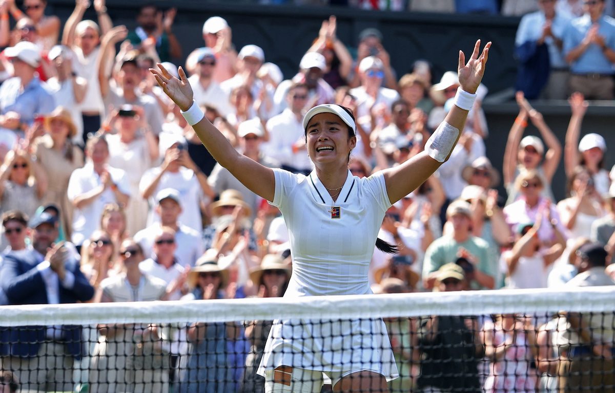 Alex Eala barges into Wimbledon round of 16 with gutsy dethroning of Iga Swiatek