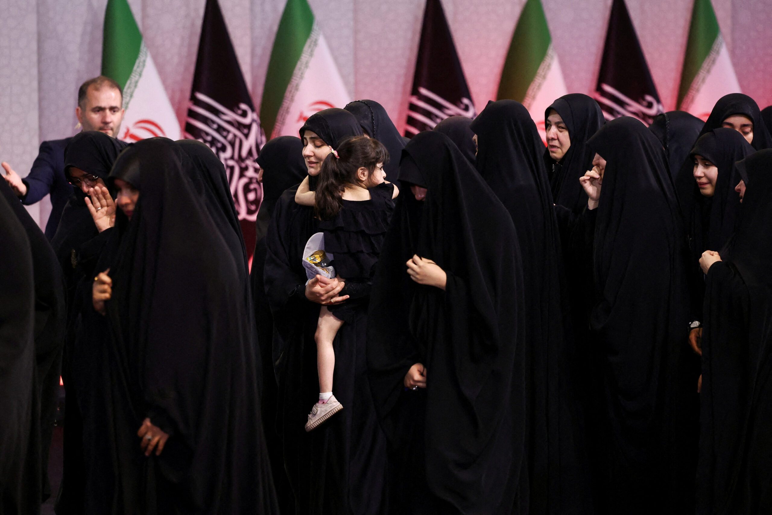 International delegates participate in a farewell ceremony for Iran's late Supreme Leader Ayatollah Ali Khamenei
