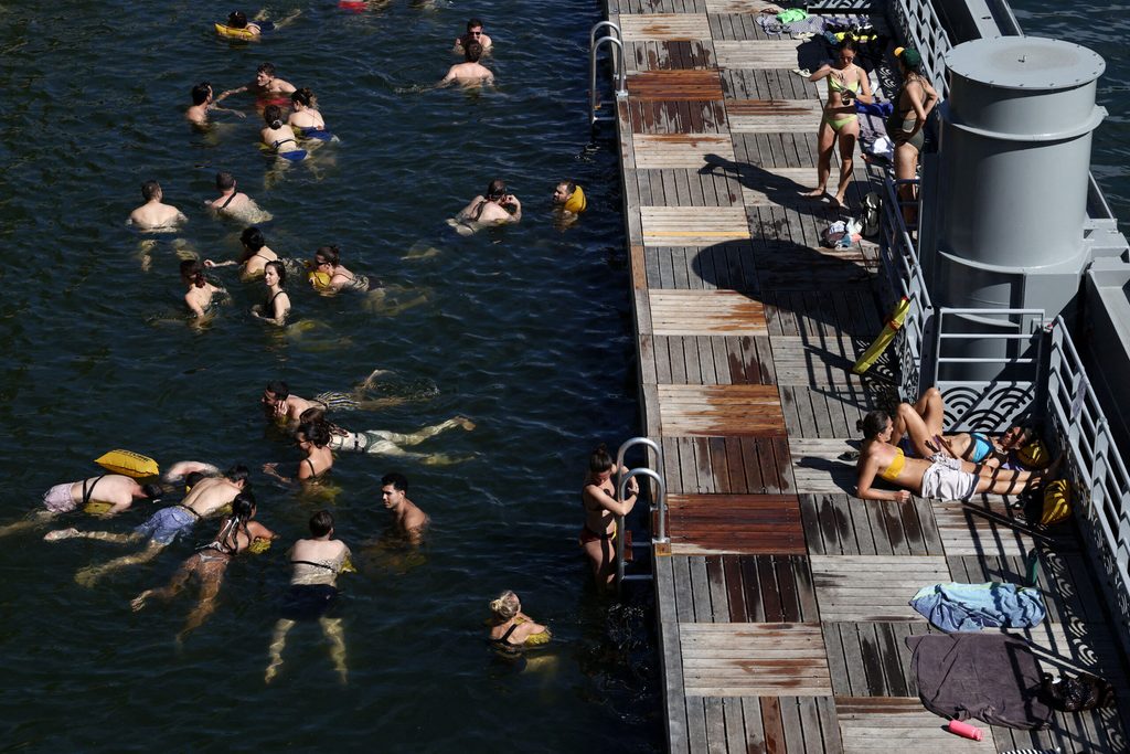 The River Seine opens for public swimming at three sites in Paris