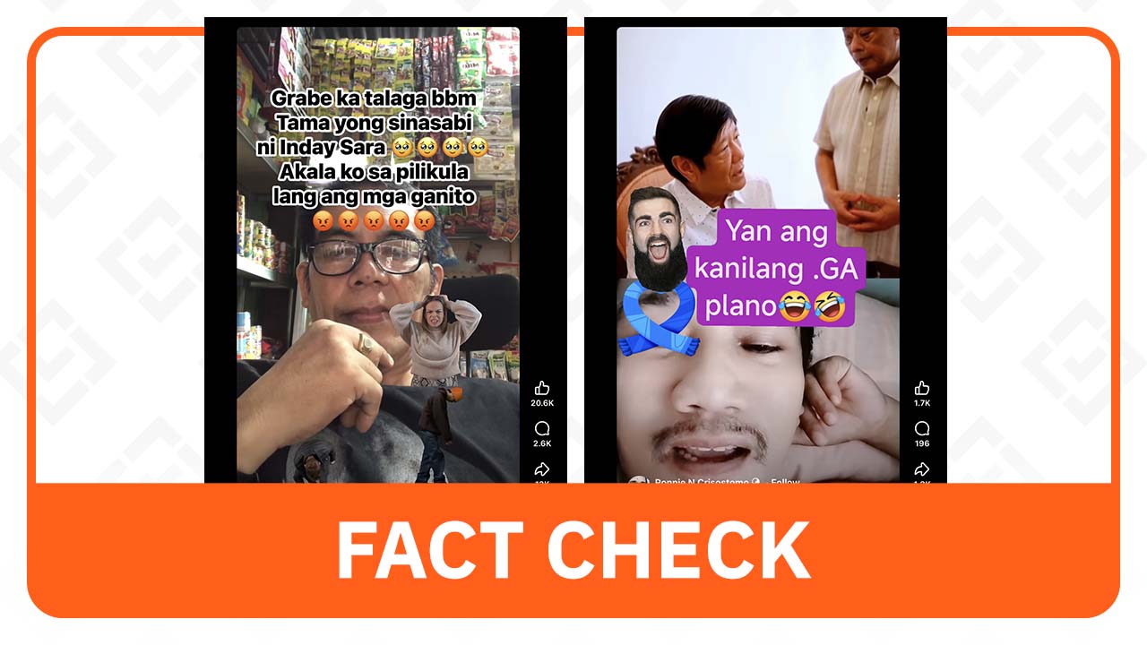 FACT CHECK: Audio clip of Marcos ordering cases vs minority senators is AI-generated