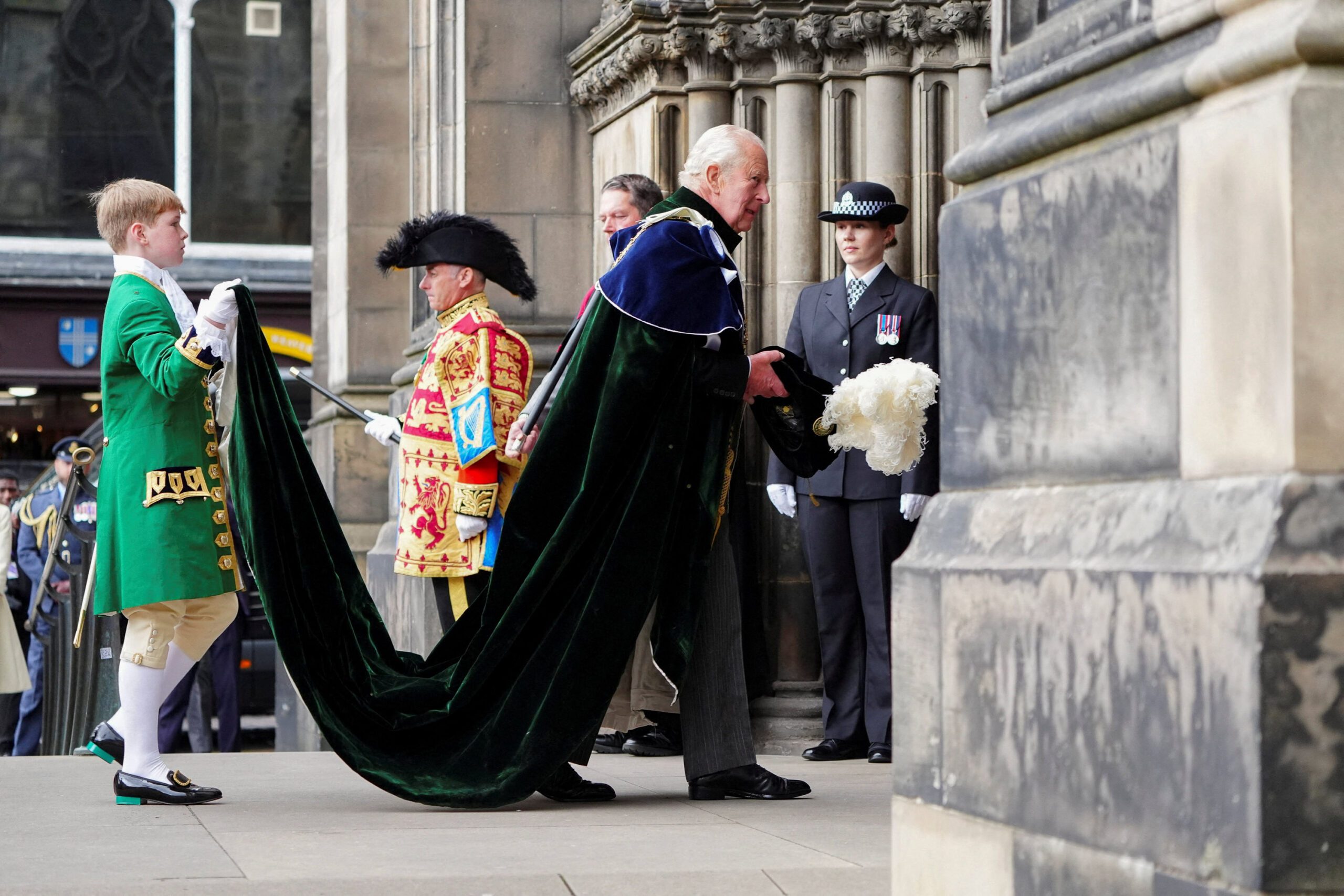King visits Scotland for Holyrood Week