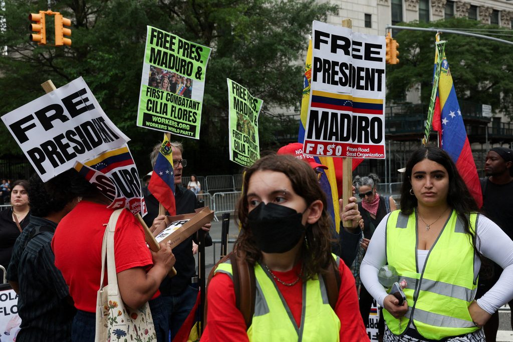 Ousted Venezuelan President Maduro and wife Cilia Flores, attend hearing in New York Court