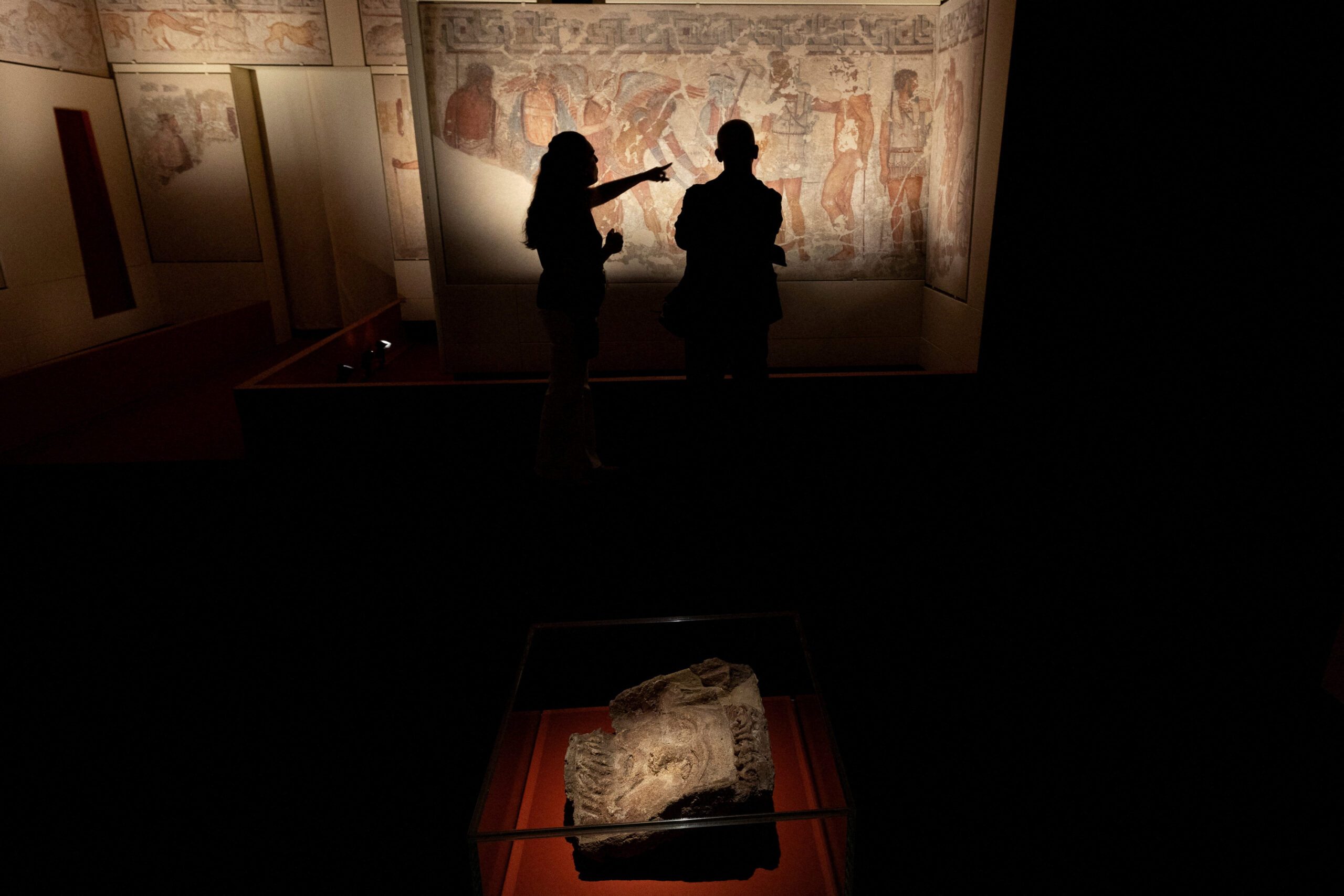 Italy unveils newly acquired Etruscan tomb masterpiece in Rome
