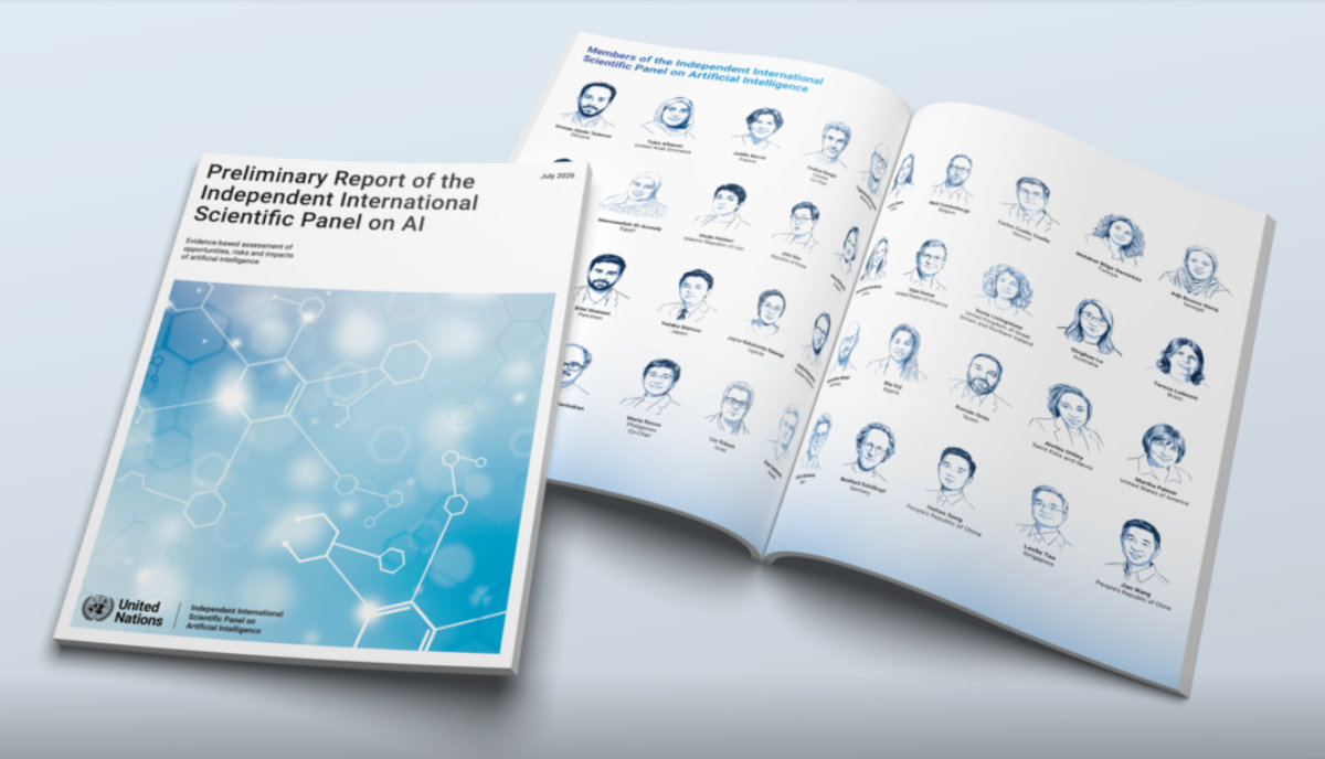 LIVESTREAM: UN launches preliminary report by the Independent International Scientific Panel on AI