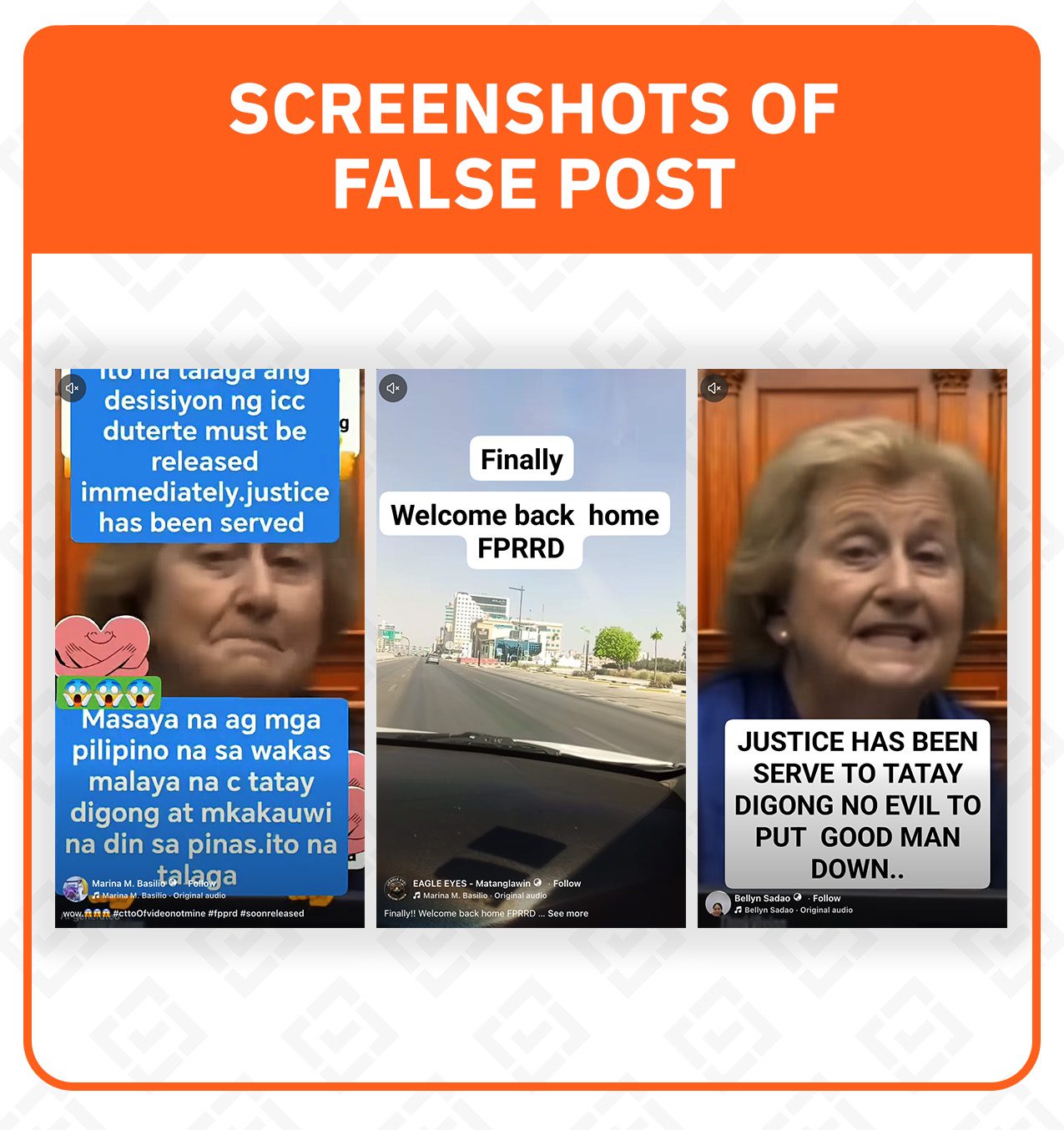 FACT CHECK: Video of ICC judge saying Duterte should be released is AI-generated