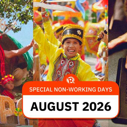 LIST: August 2026 special non-working days in PH provinces, cities, towns