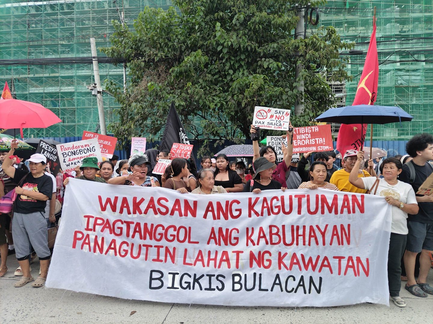 Nearly a year after Tindig Bulacan, sectoral groups march again vs corruption, reclamation