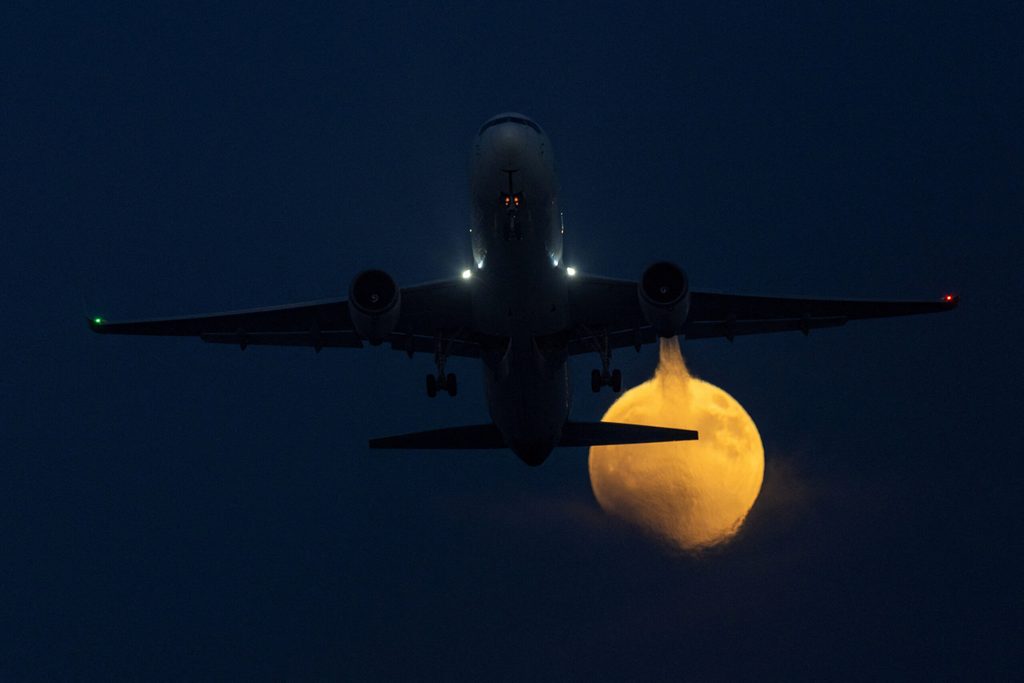 Lunar eclipse in California