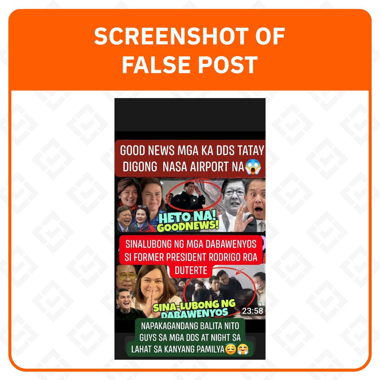 FACT CHECK: 2025 photo of Duterte in Hong Kong used to falsely claim he's back in PH