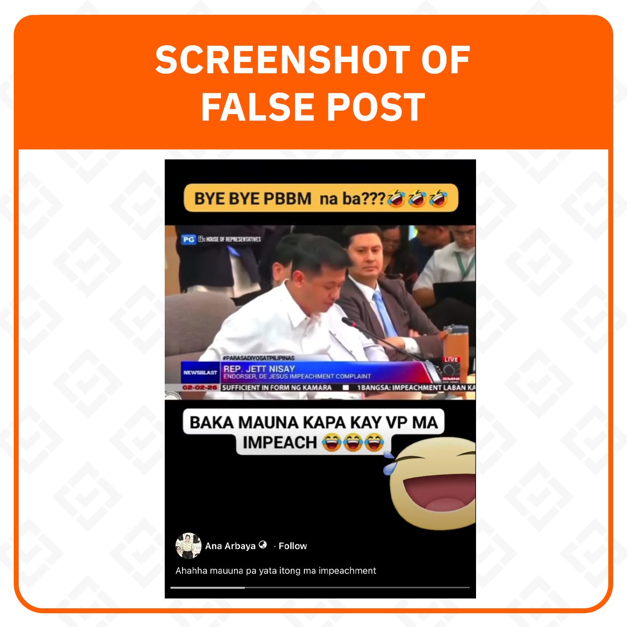 FACT CHECK: No new impeachment complaint vs Marcos; post misuses February 2026 report