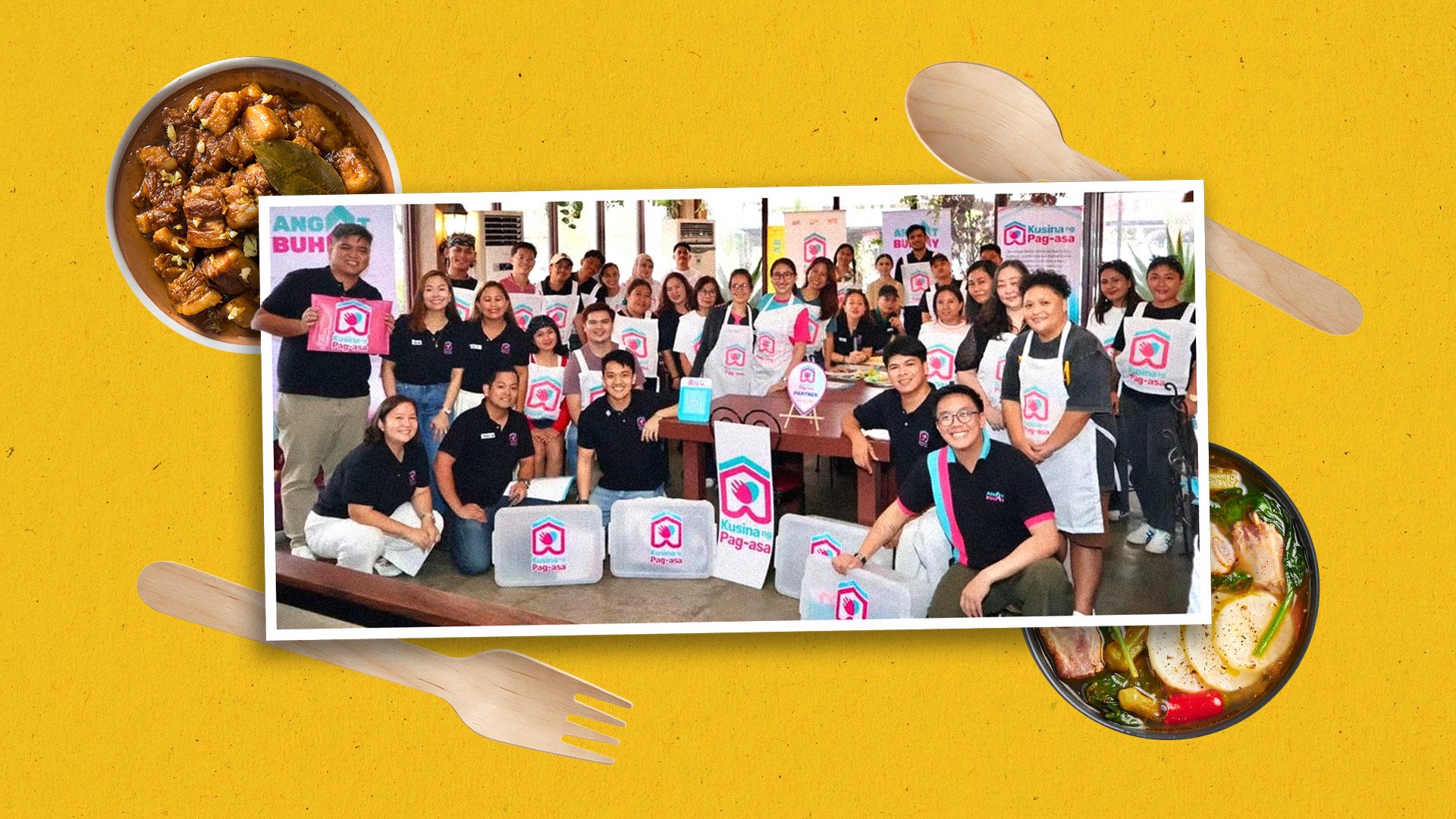 At Kusina ng Pag-asa, local restaurants cook free hot meals when disaster strikes