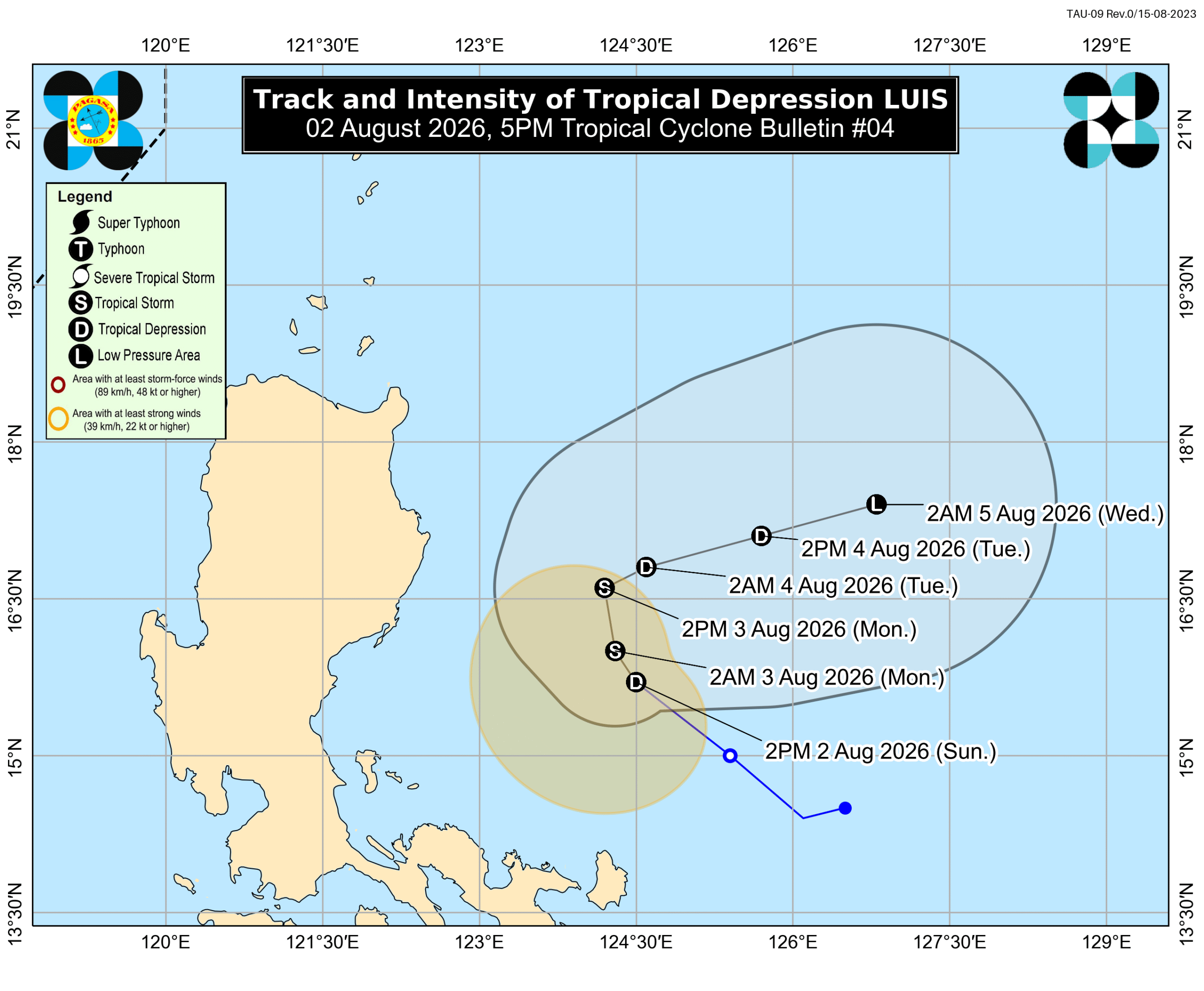 Tropical Depression Luis bringing heavy rain to more areas