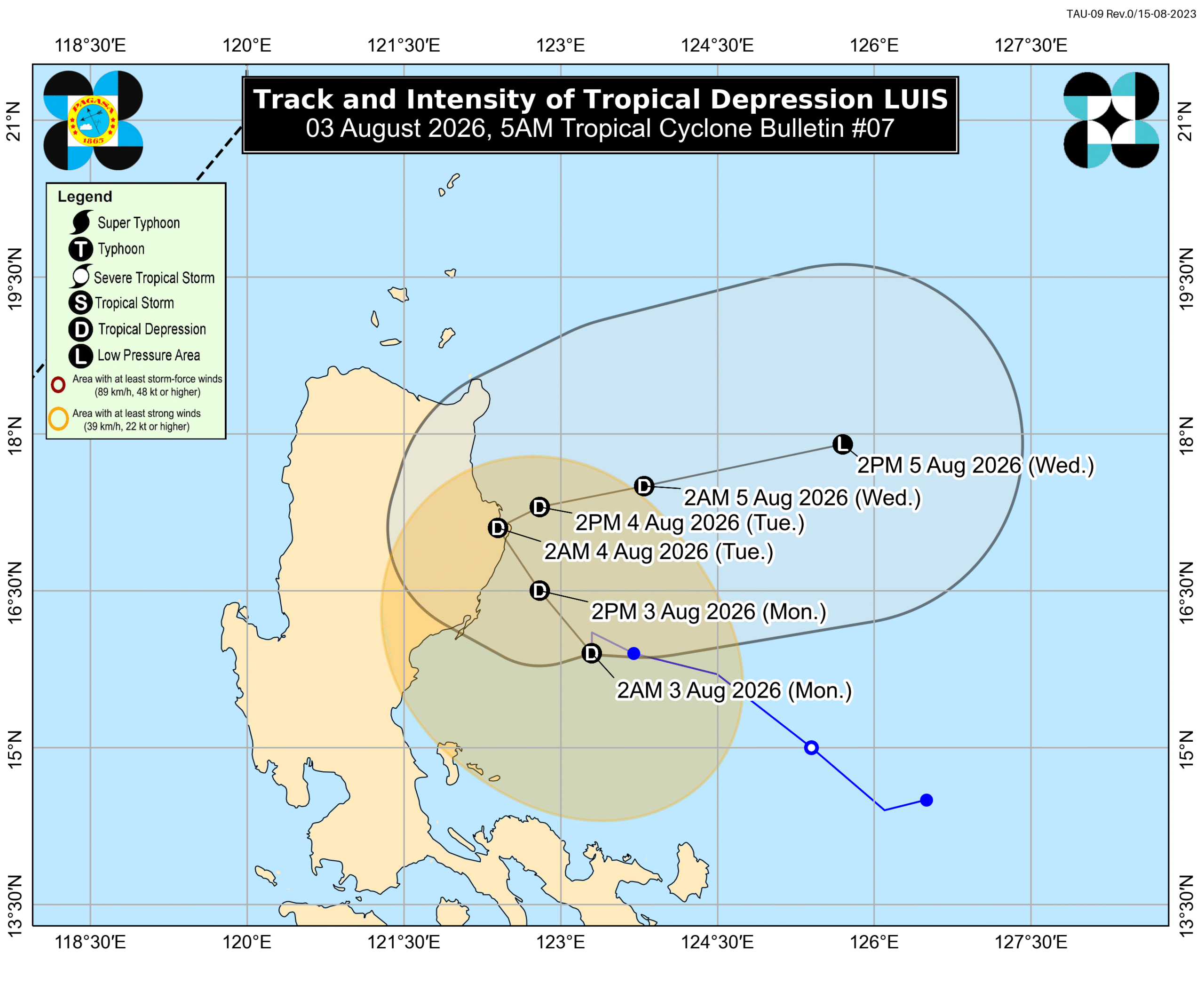 Tropical Depression Luis barely moving off Aurora