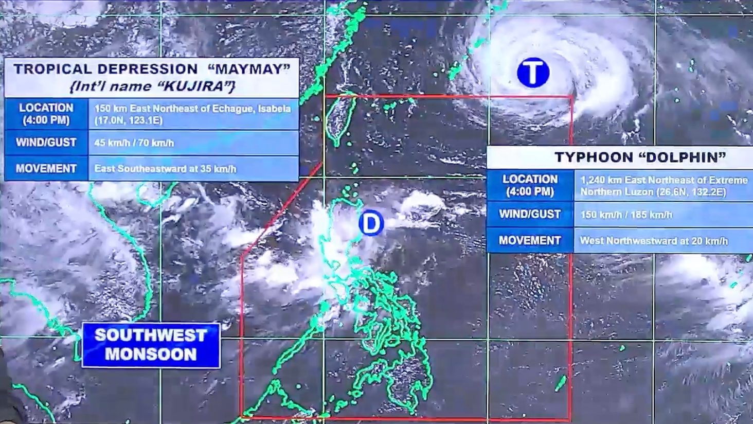 Tropical Depression Maymay exits landmass via Isabela; monsoon rain to continue