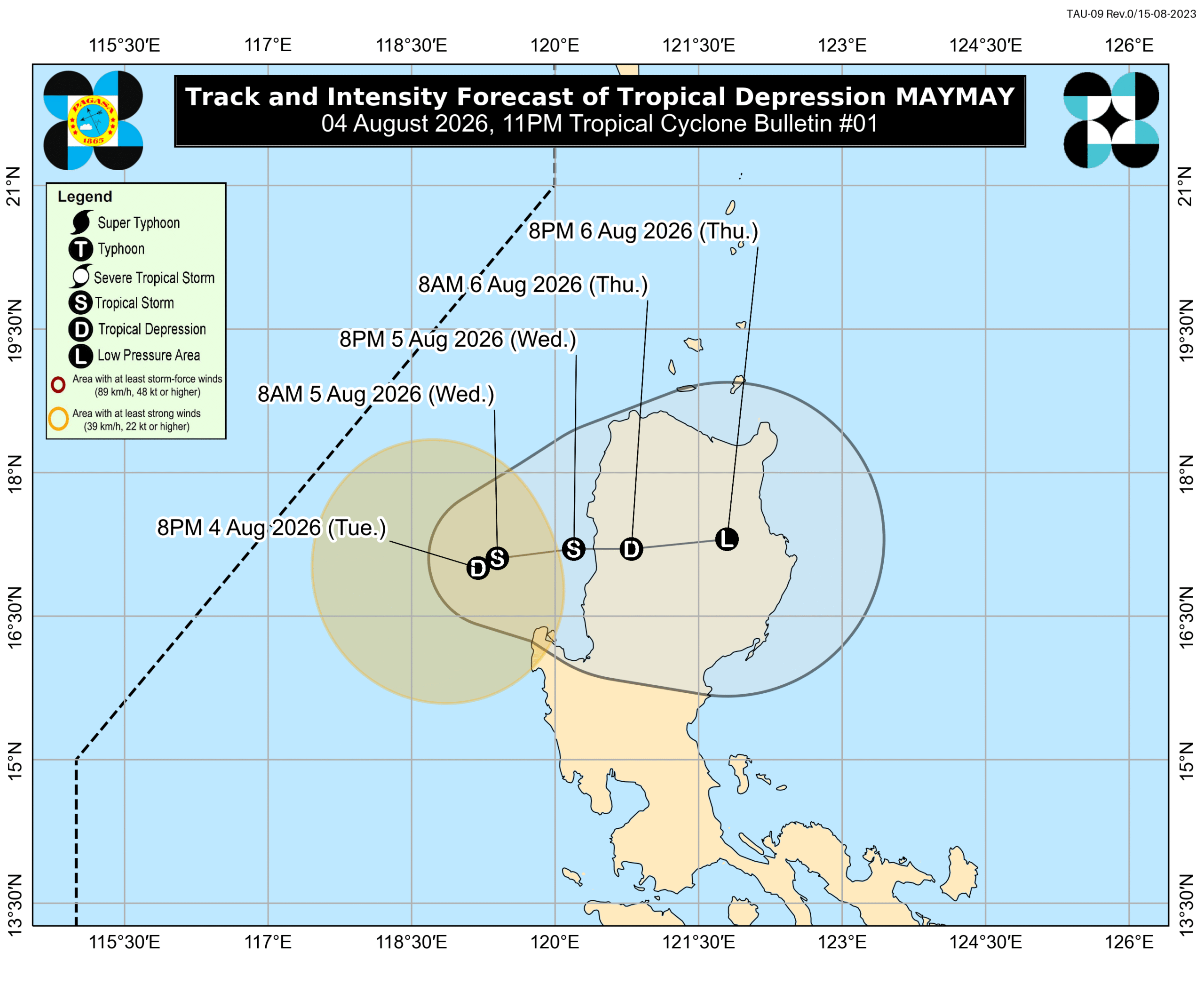 LPA off La Union now Tropical Depression Maymay