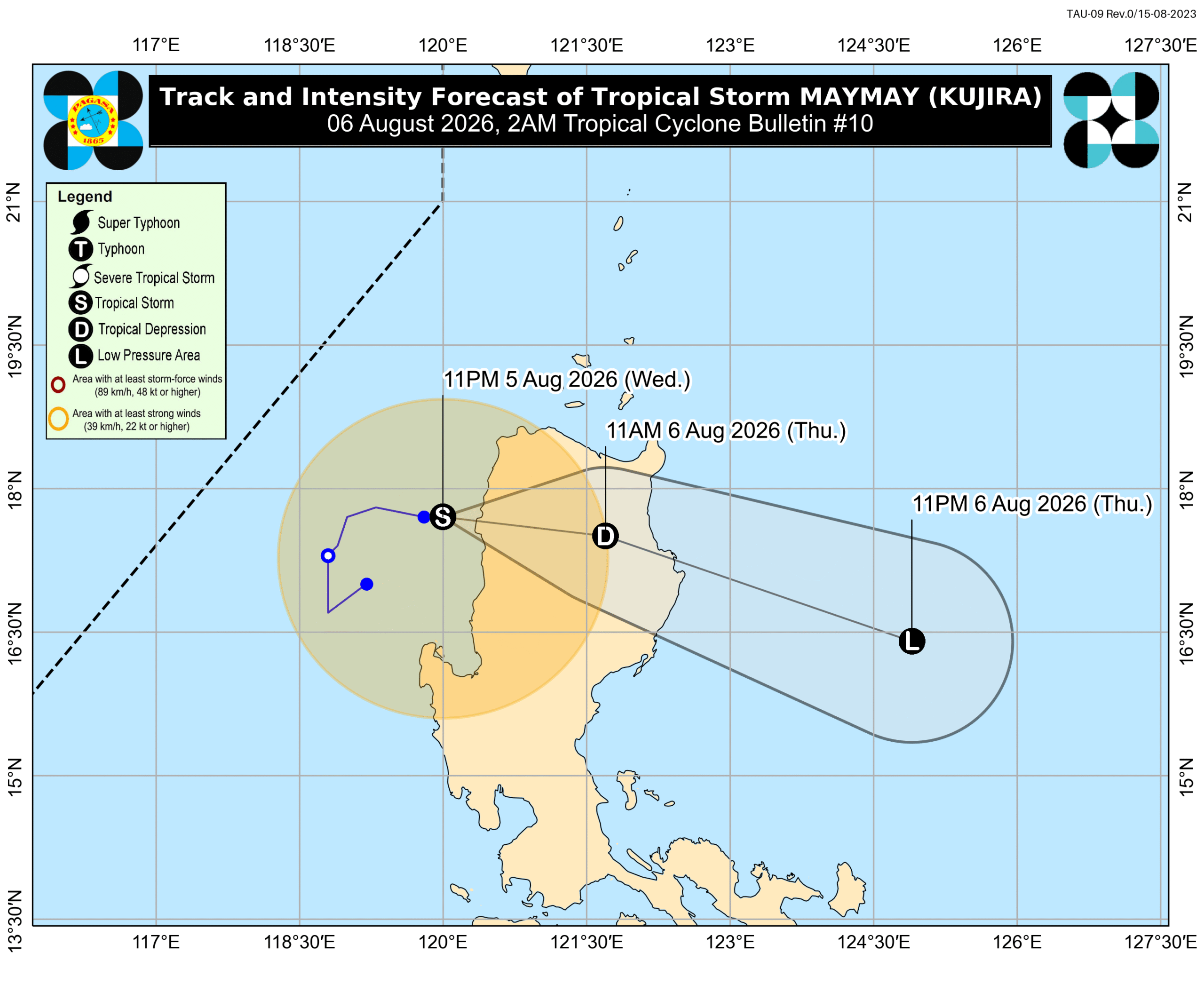 Tropical Storm Maymay makes landfall in Ilocos Sur