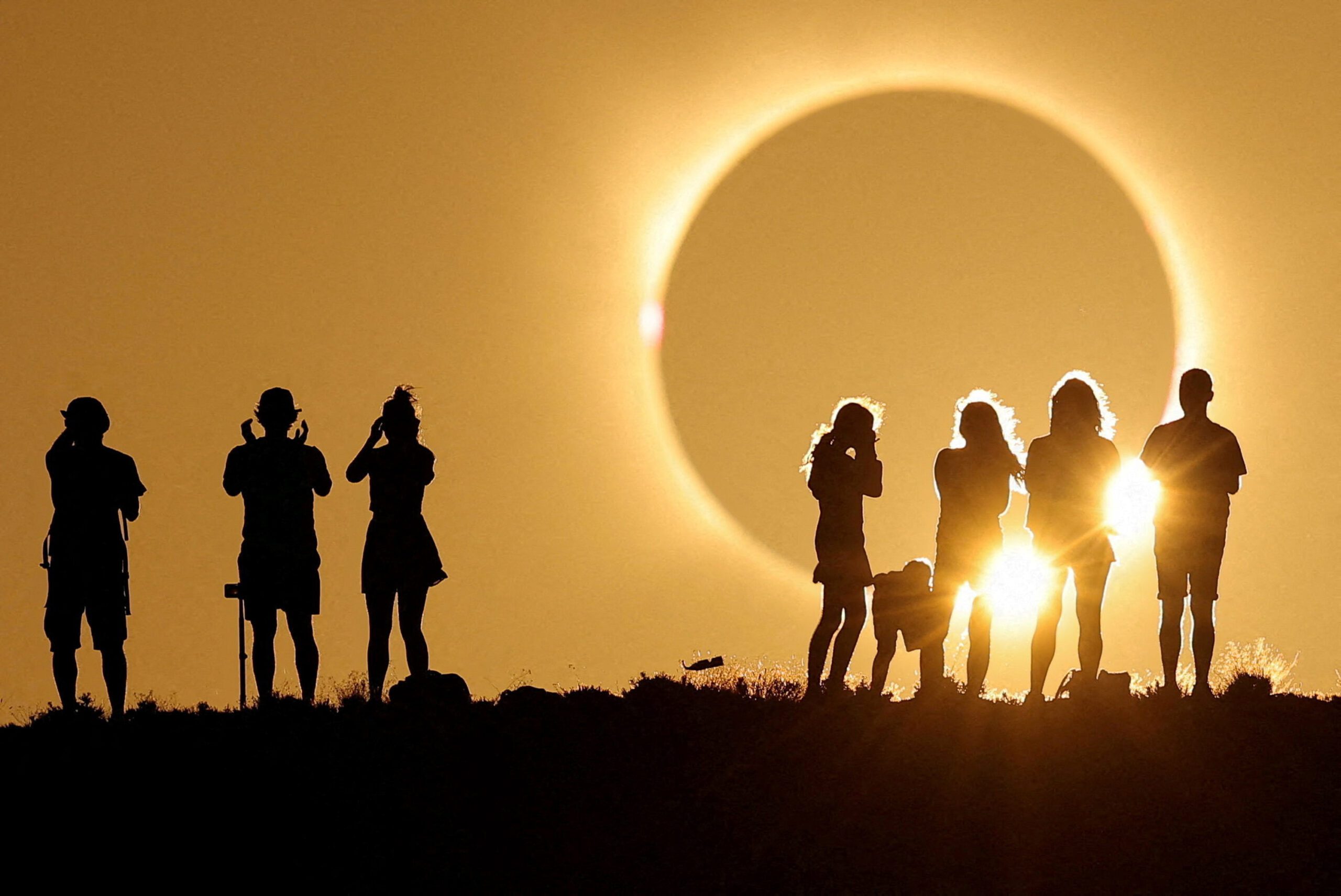 Solar eclipse in Spain