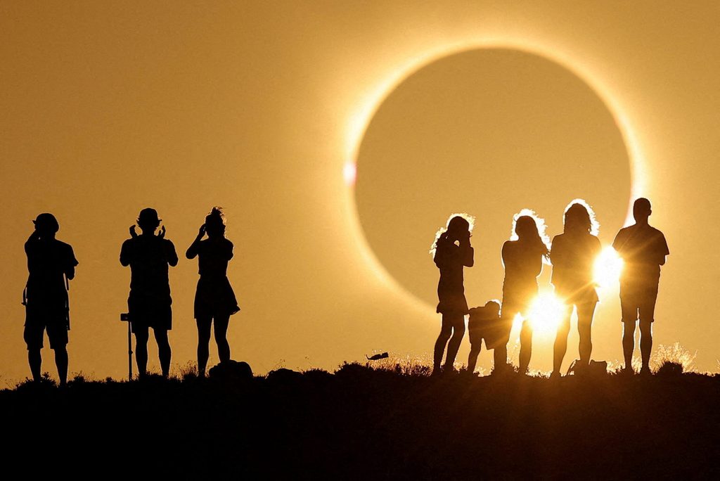 Solar eclipse in Spain