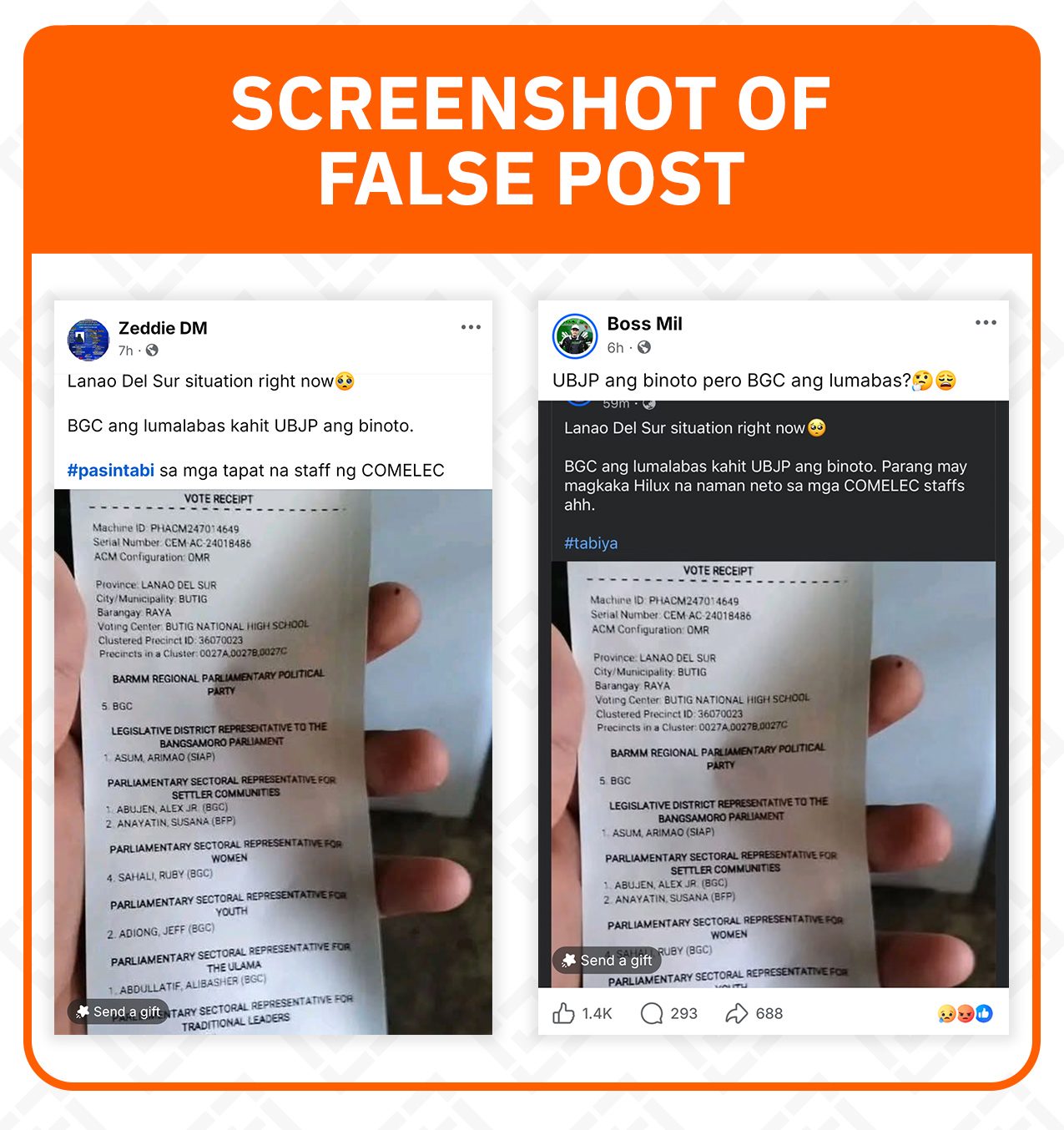 FACT CHECK: Comelec debunks claim of ACMs altering votes in Lanao del Sur